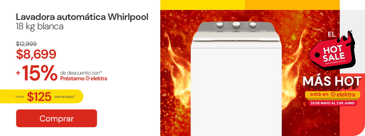 Lavadora Automática Whirlpool