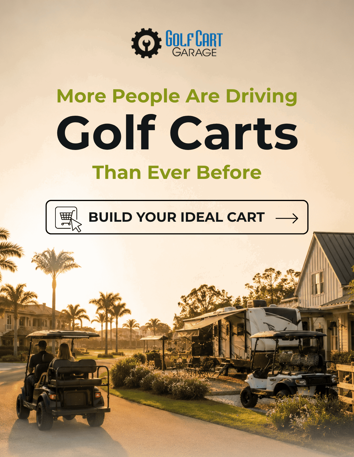 More people are using carts for everyday life than ever before. [ BUILD YOUR IDEAL CART ]