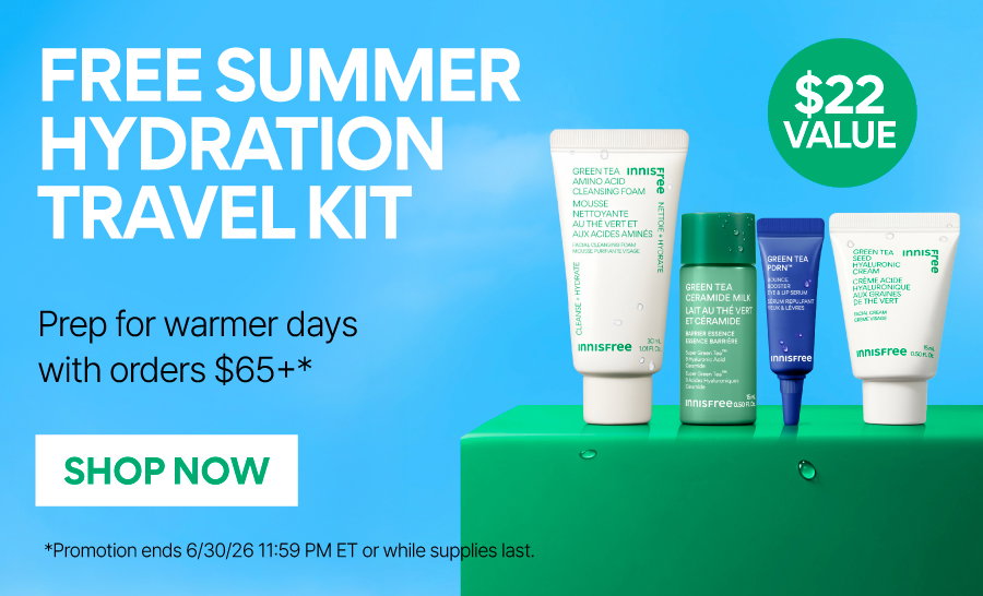 FREE SUMMER HYDRATION TRAVEL KIT WITH ORDERS $65+