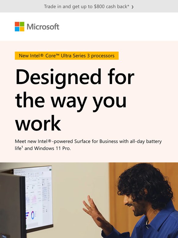 New Surface for Business Intel PCs are here—find your fit