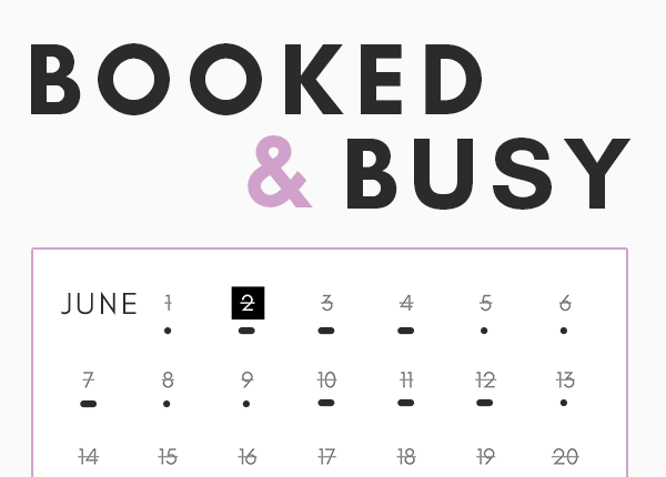 BOOKED & BUSY THE SUMMER EDIT