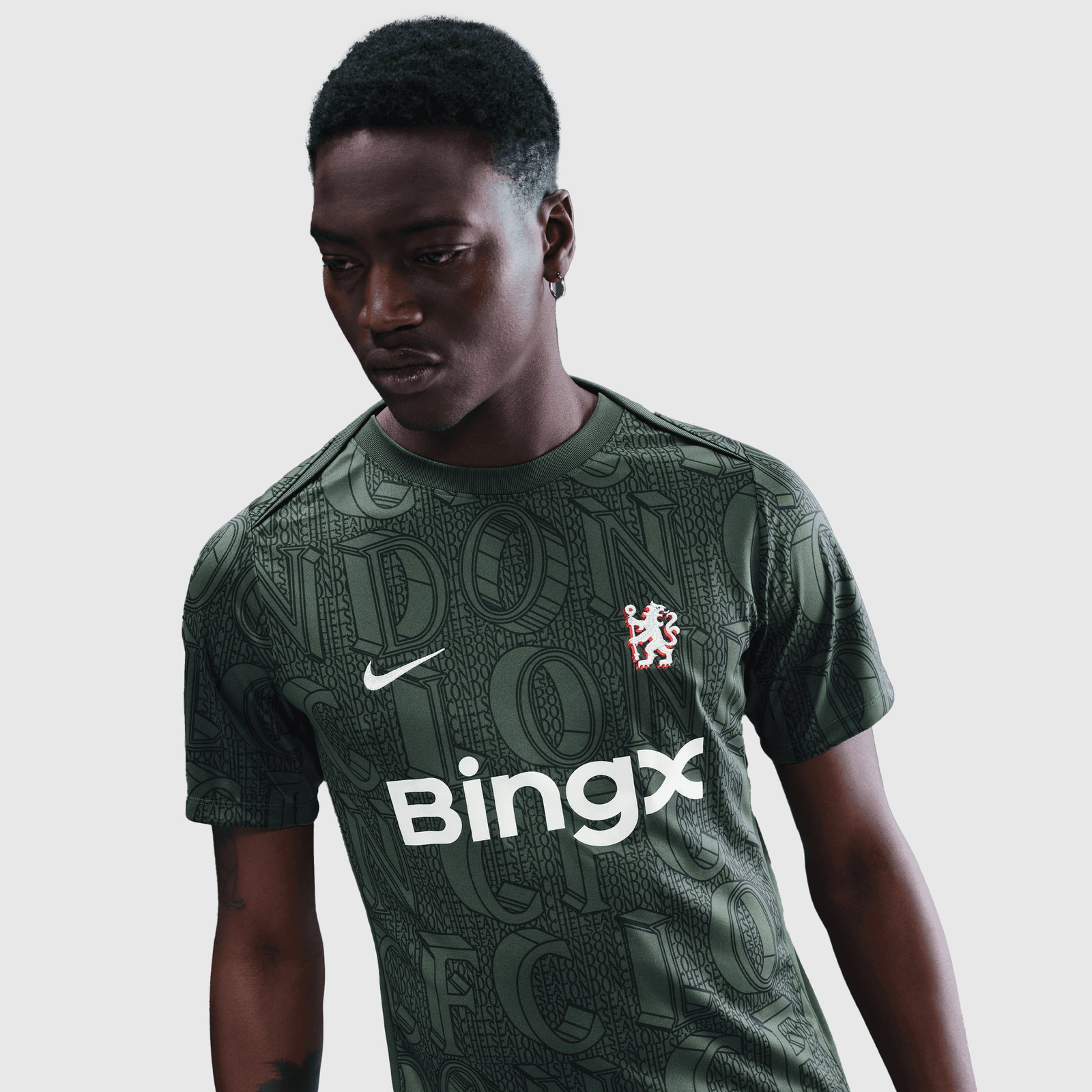 Chelsea Nike Pre Match Top - Green