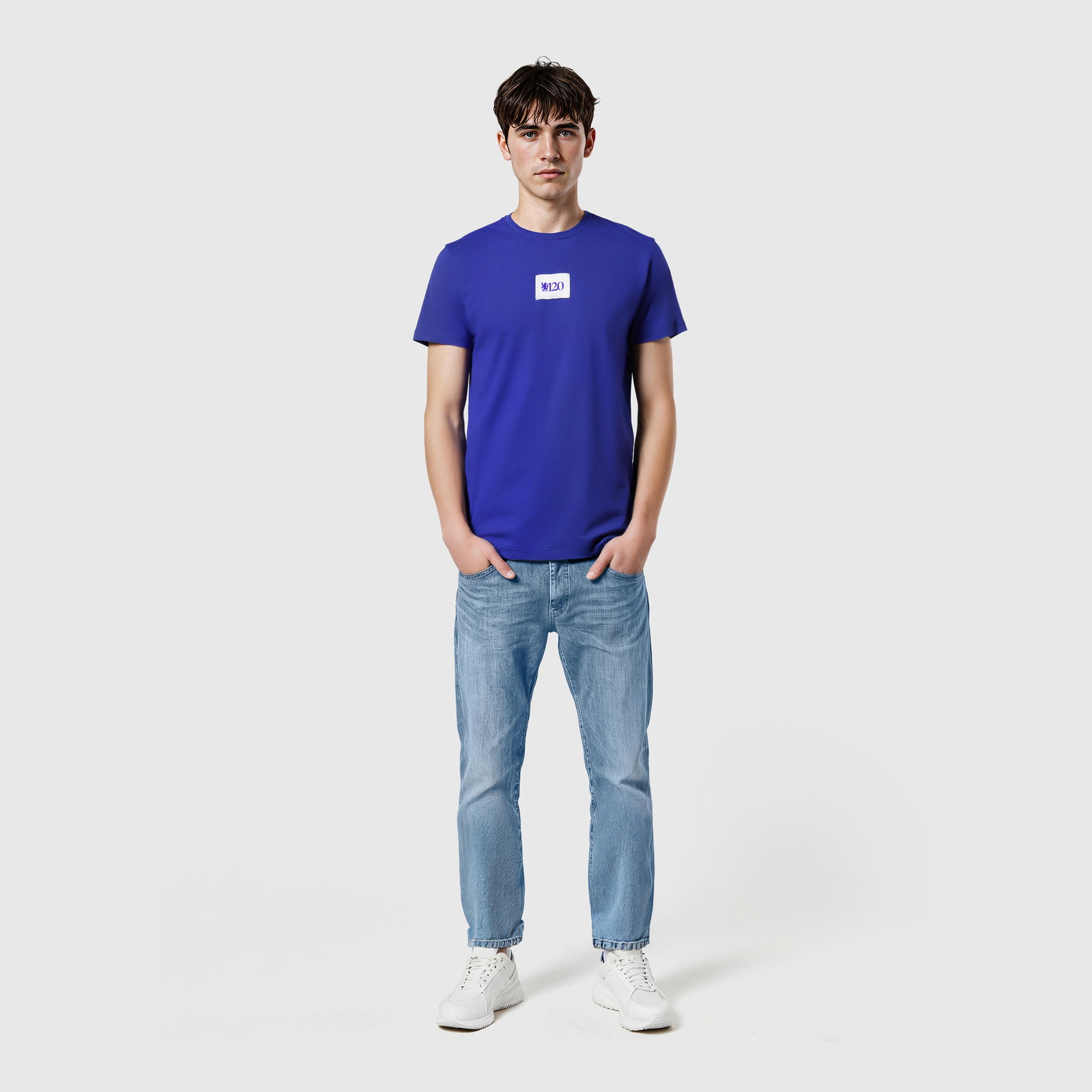 Chelsea 120 Year Anniversary CFC LDN Woven Label T-Shirt - Blue - Unisex