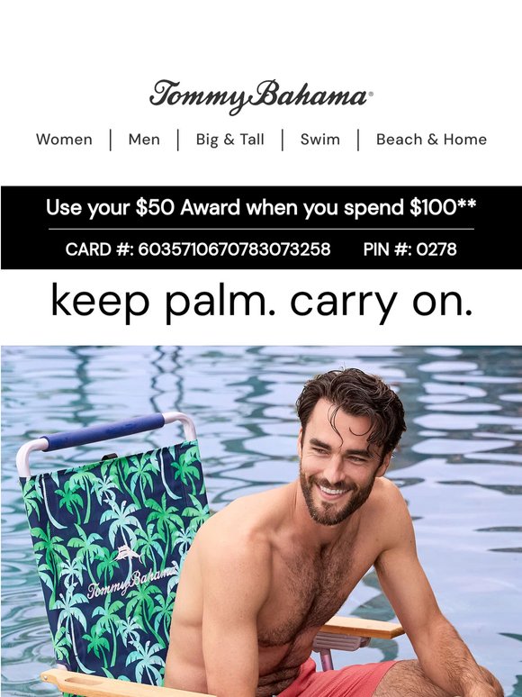 Follow the Palm Print to the Beach...