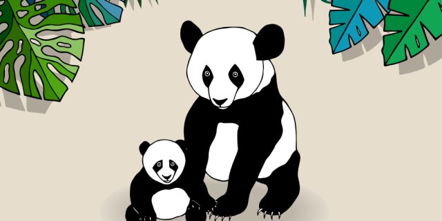 Parentalité panda : éduquer ave