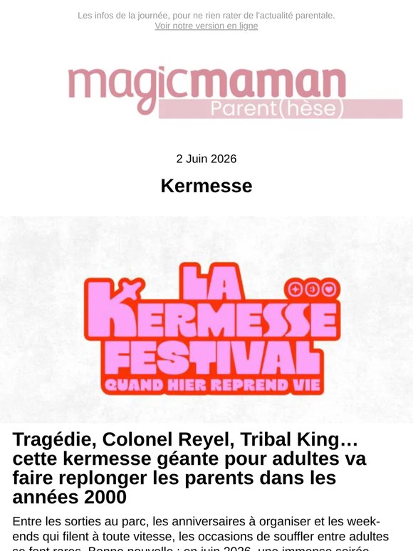 Tragédie, Colonel Reyel, Tribal King… cette kermesse géante pour adultes va faire replonger les parents dans les années 2000