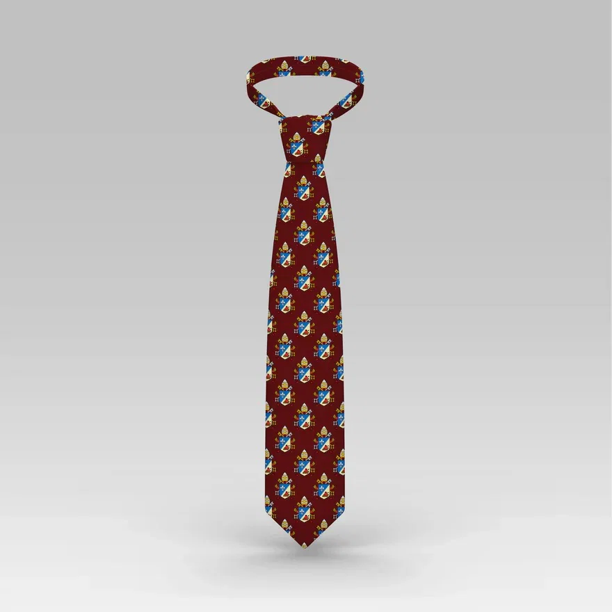 Pope Leo XIV Coat of Arms Necktie