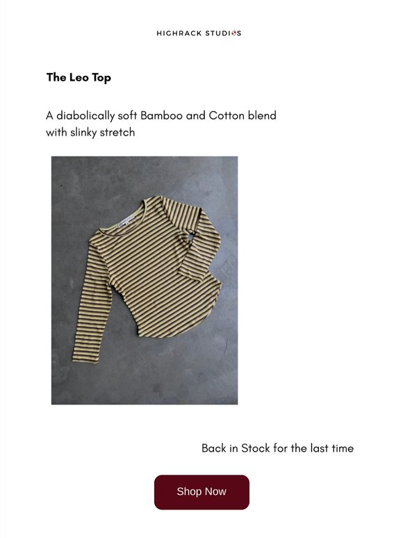 Last Chance to get the Leo Top