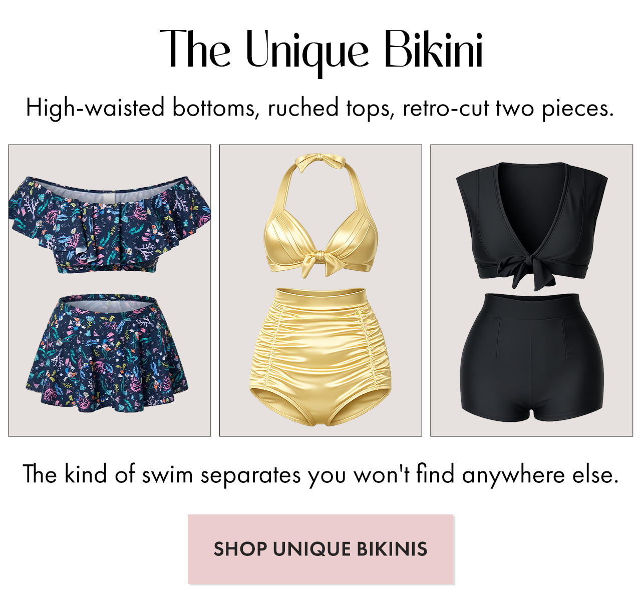 Up to 70% Off Bikinis