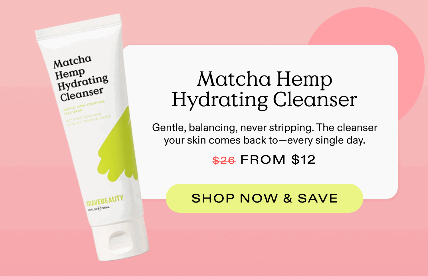 Matcha Hemp Hydrating Cleanser