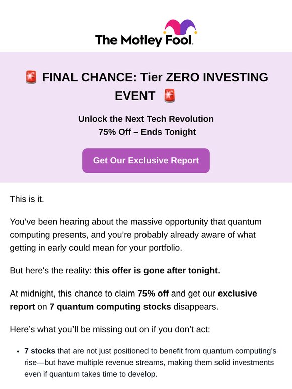 Decision Time: Are You In?