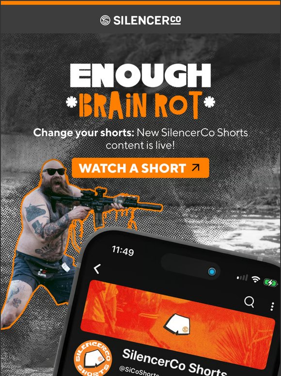 Enough brain rot. Change your shorts.