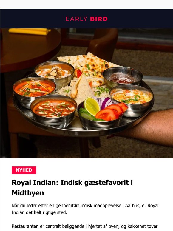 Nyhed: Indisk gæstefavorit i Midtbyen 🇮🇳😍