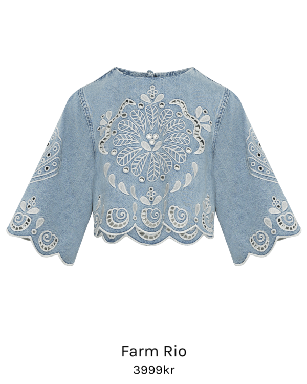 Image of Richelieux Cropped Blouse