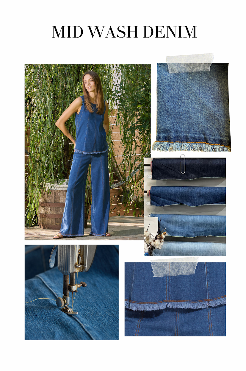 Mid Wash Denim