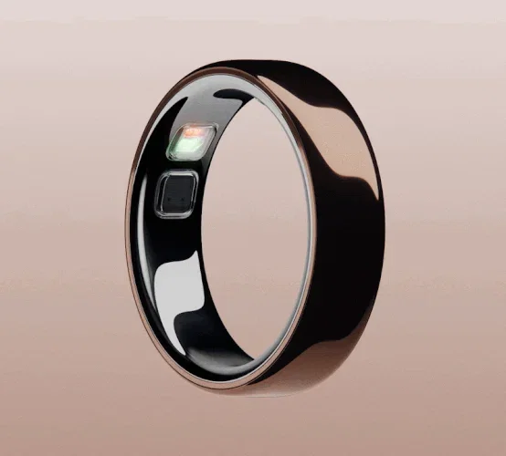 GIF of Oura Ring 5 in Deep Rose