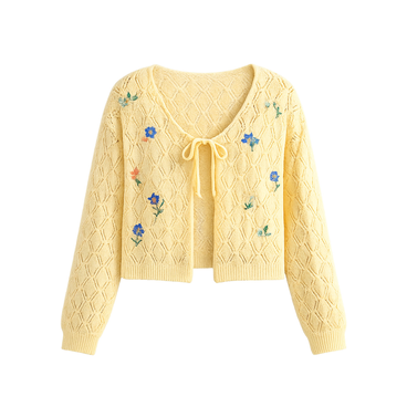 Pointelle Cardigan