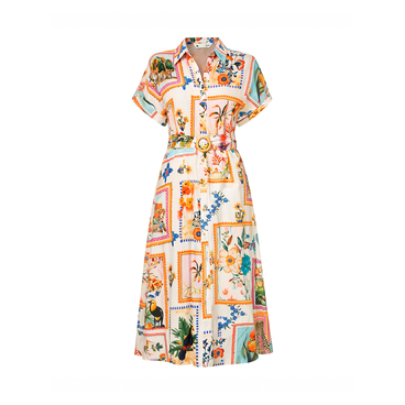 Tropical Postcard Dress