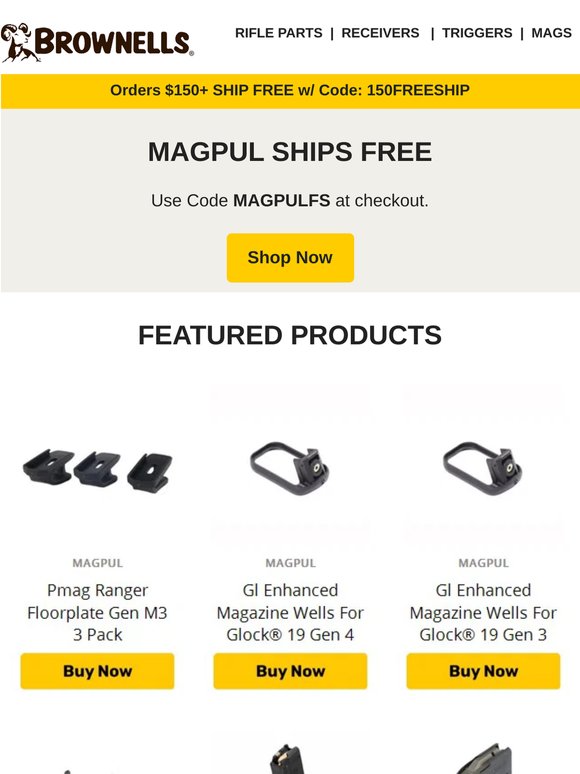 Magpul Ships Free This Week