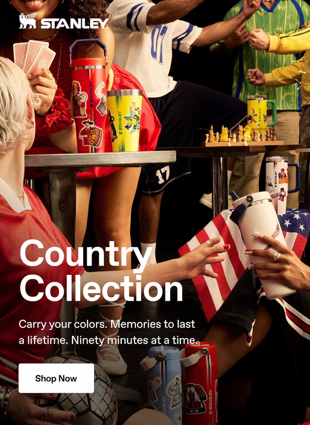 Stanley 1913. Country Collection. Carry your colors. Memories to last a lifetime. Ninety minutes at a time. Shop now.