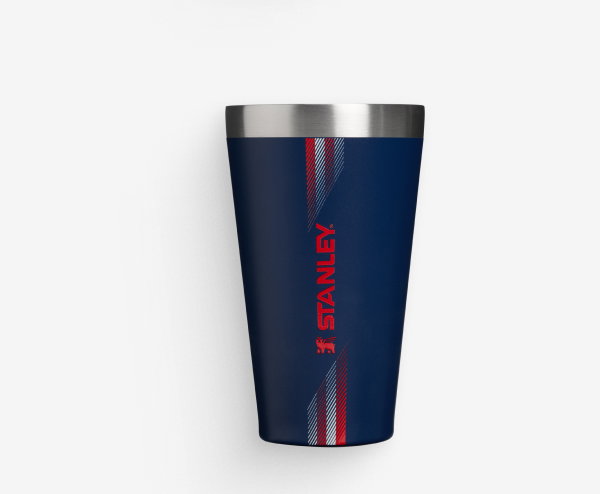 The Country Collection Stacking Pint | 16 OZ | Team Navy Red