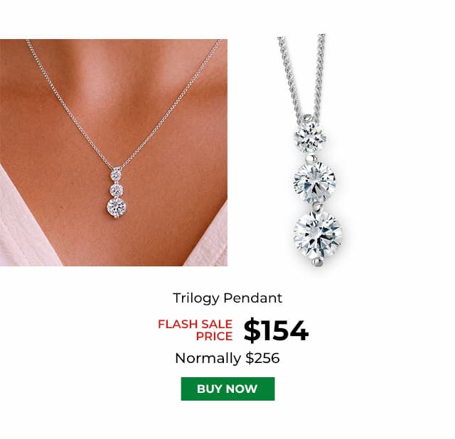 Trilogy Pendant Platinum Clad