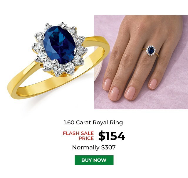 1 60 Carat Royal Ring Gold Clad