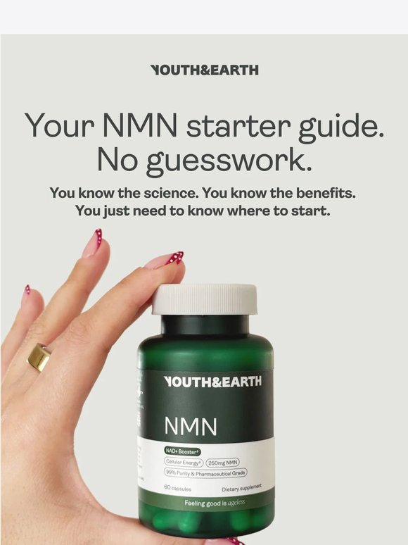 The right way to start your NMN habit (yes there's a wrong way)