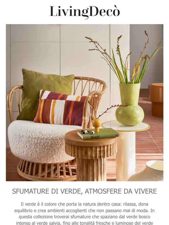 Sfumature di verde, atmosfere da vivere