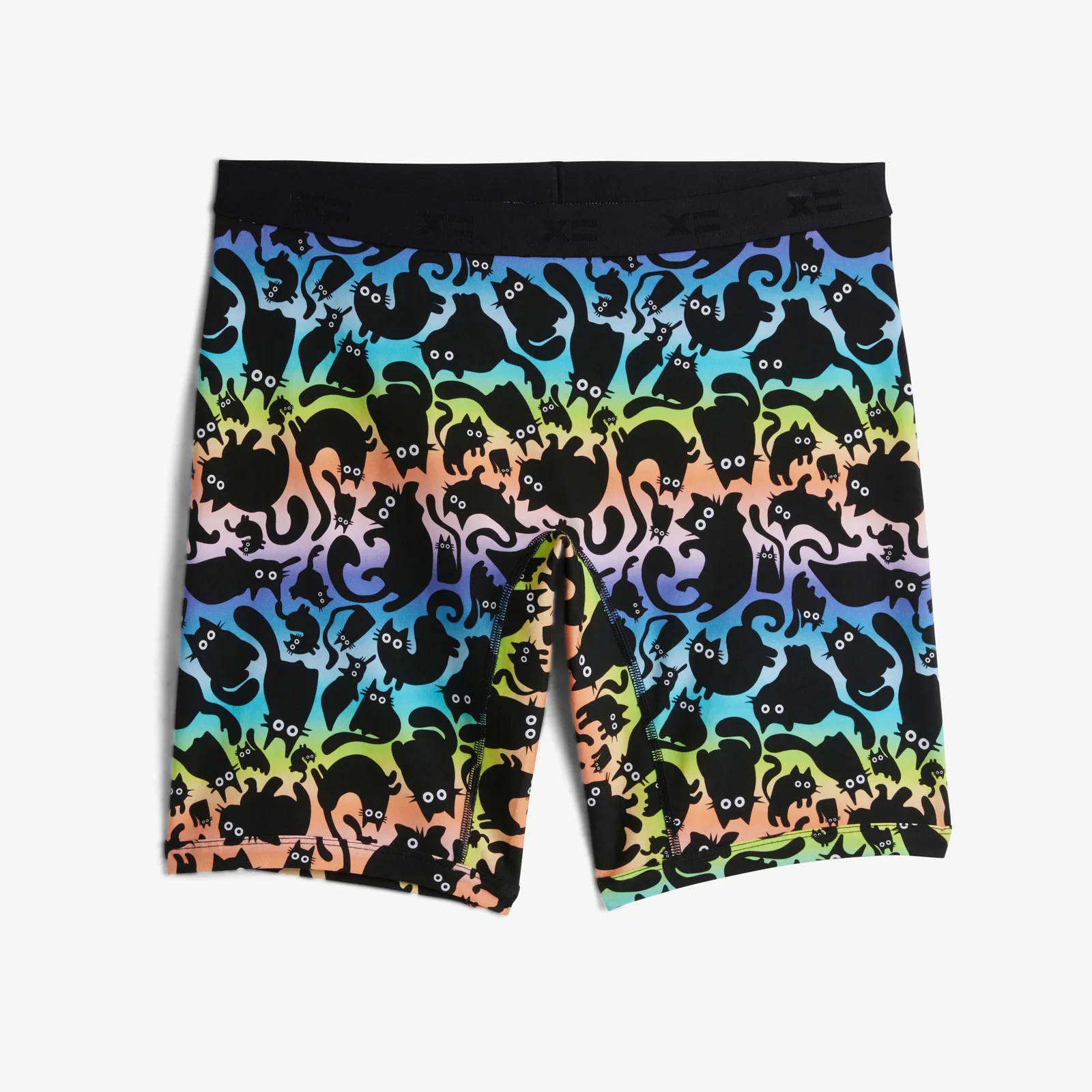 Image of 9" Boxer Briefs - Purrfect Rainbow