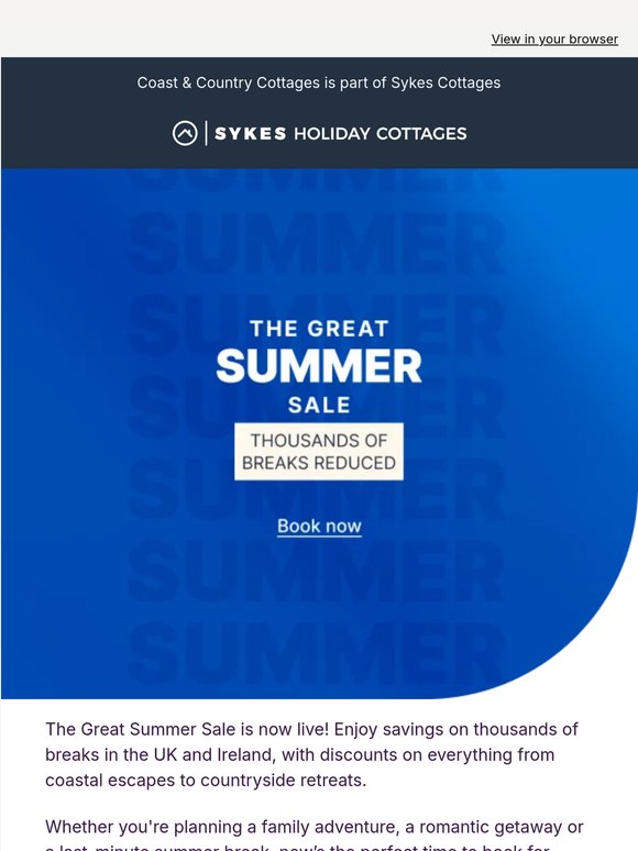 The Great Summer Sale starts now! 🏖️