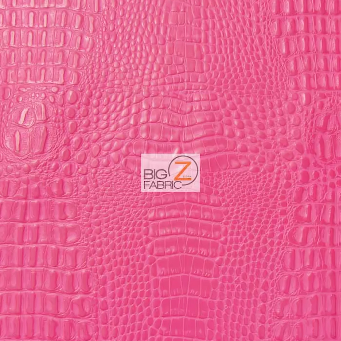 Pink Fabric | Crocodile Vinyl