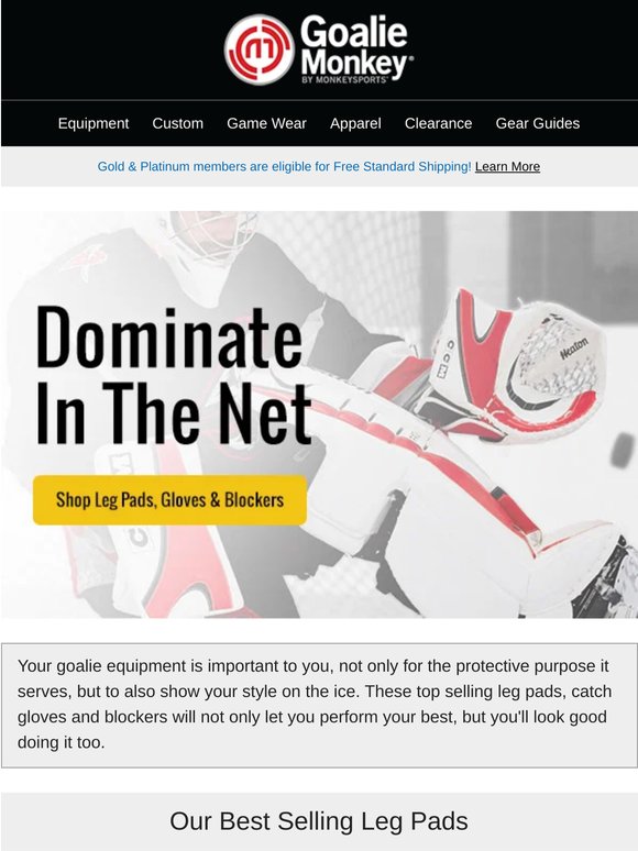 The best goalie equipment for you to dominate in net 👑🔥