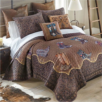 Boots and Spurs Quilt Bedding Collection