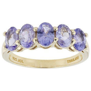 Blue Tanzanite 14k Yellow Gold Over Sterling Silver Ring 2.35ctw