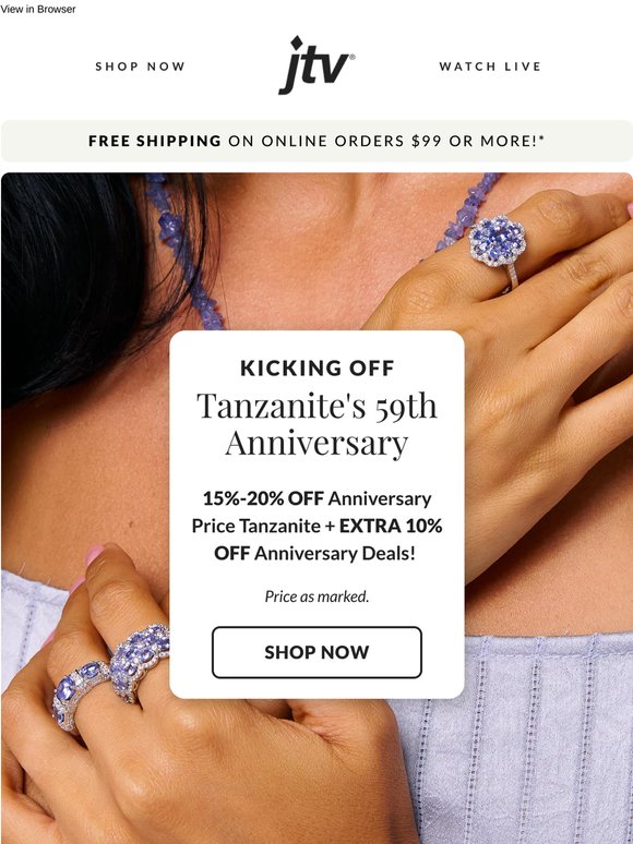 ✨ Kicking Off Tanzanite's 59th Anniversary ✨