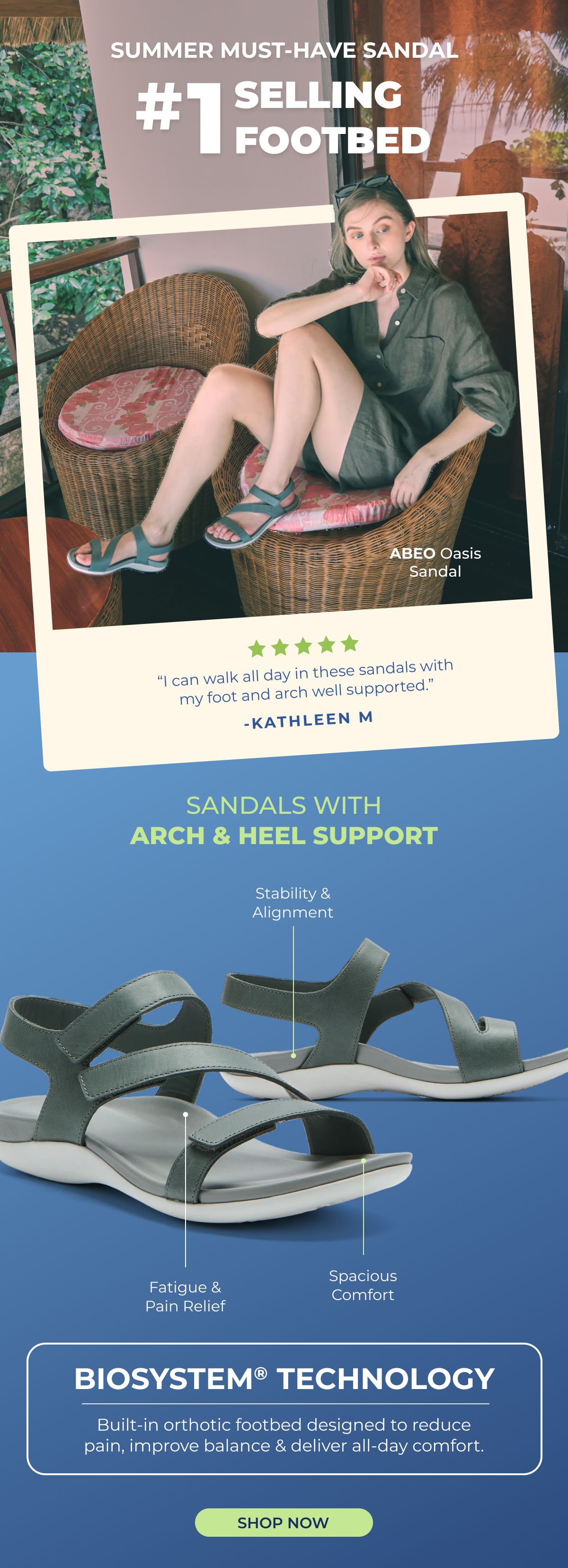 ABEO Oasis Sandal