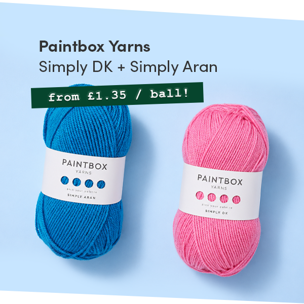 Paintbox Yarns Simply DK & Simply Aran from just £1.35 per ball!