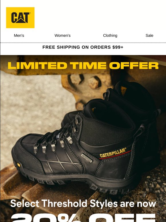 Enjoy 20% off select Threshold work boots!