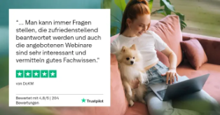 Kundenbewertung Webinar Trustpilot