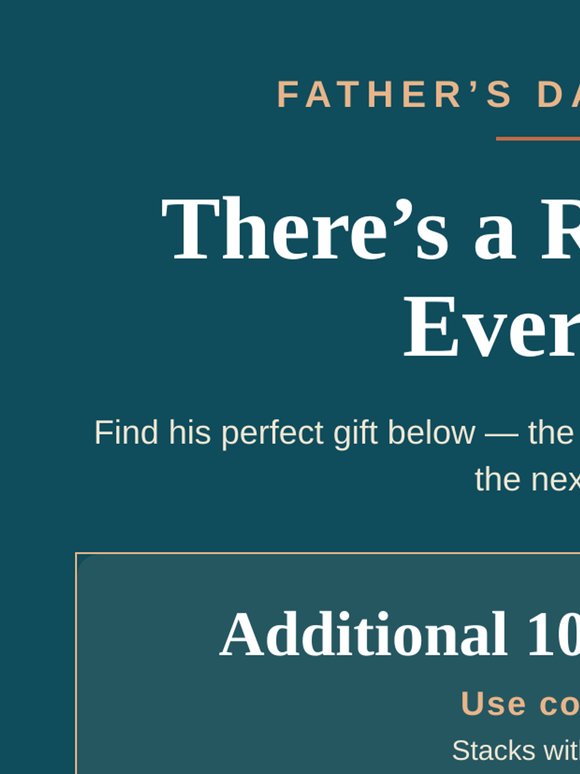 Father's Day Special Offer Inside