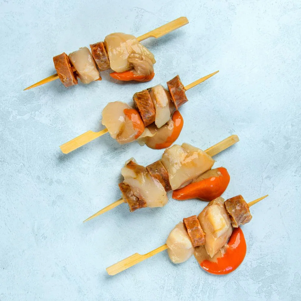 Image of Scallop & Chorizo Skewers - 4 pack
