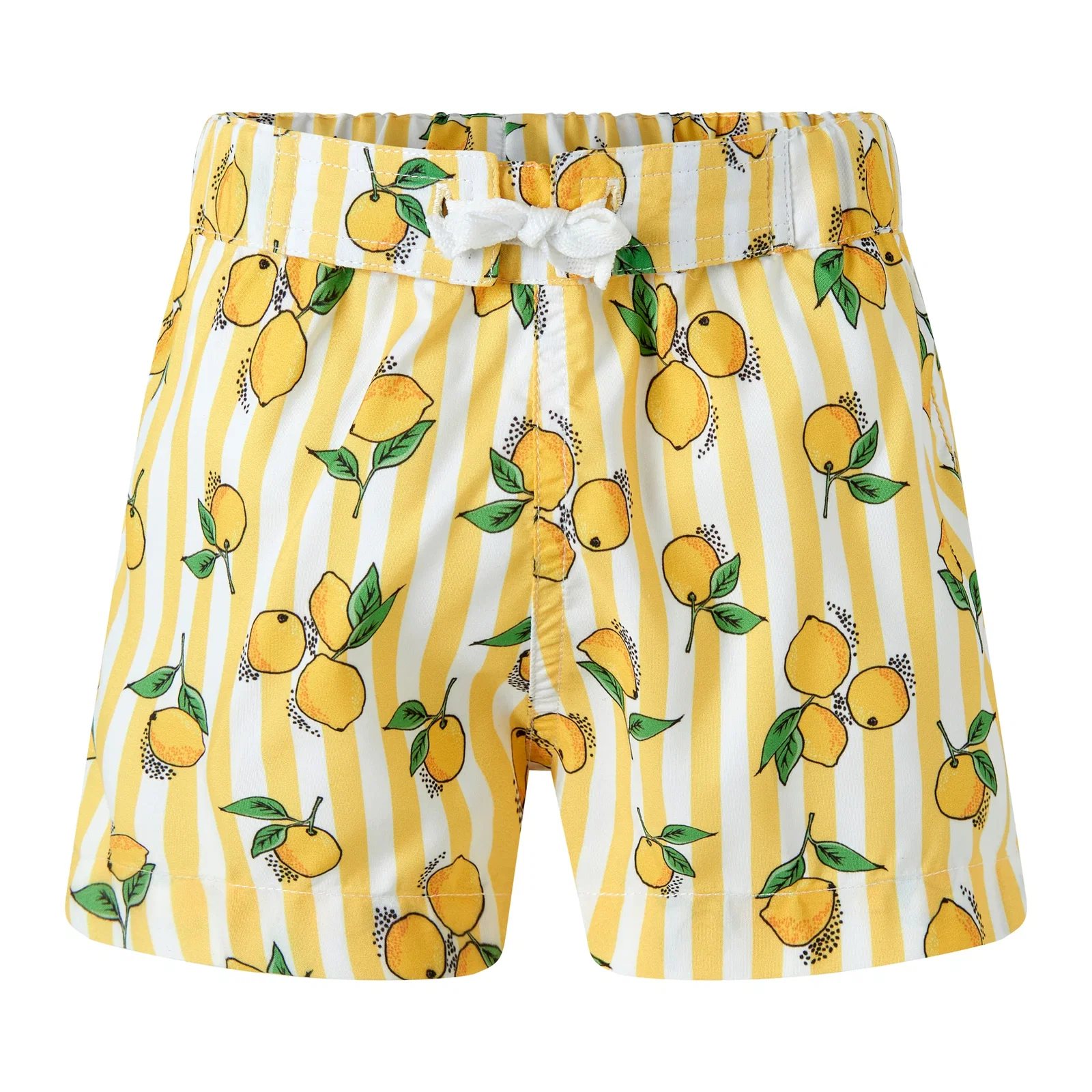 Lemon Stripe Swimshorts