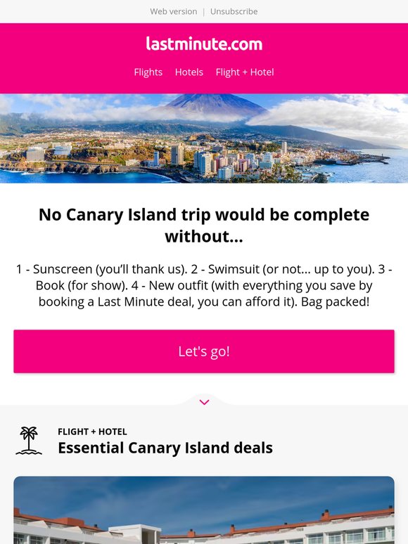 Your Canary Island holiday must-haves
