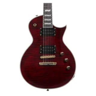 ESP LTD EC-1000T CTM Electric Guitar - See-thru Black...