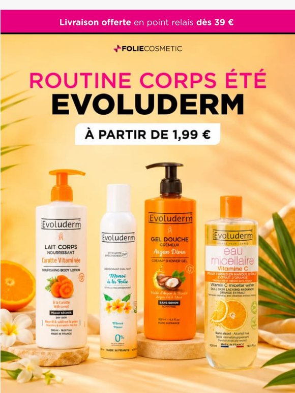 Votre routine corps été dès 1,99 € ☀️