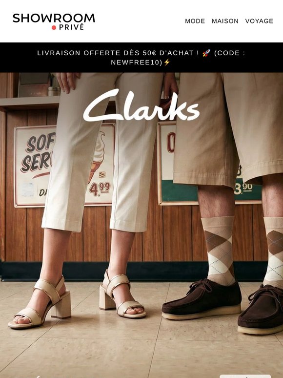 La vente CLARKS est disponible