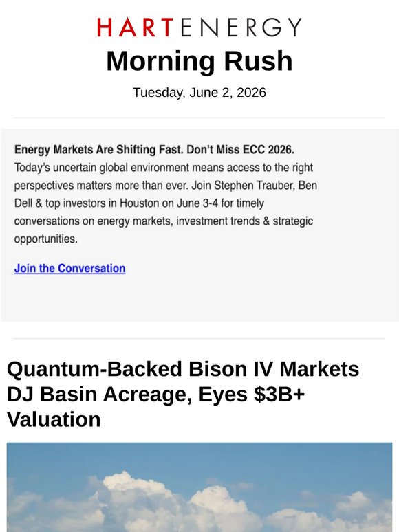 Quantum-Backed Bison IV Markets DJ Basin Acreage; Post Oak Extends E&P Exit Streak With Fourth Deal in Three Weeks