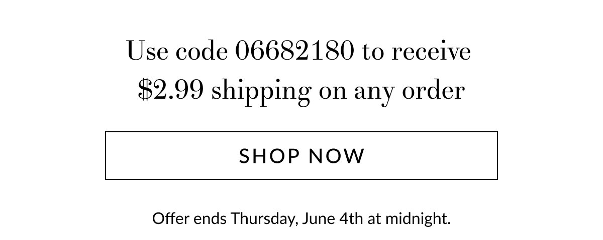 $2.99 Shipping on any order [Click here to Shop now]