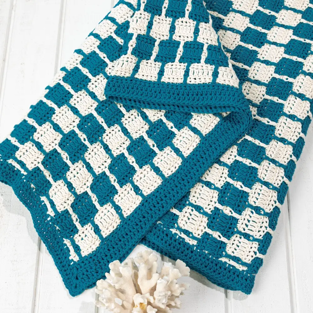 Mosaic Beach Crochet Blanket Kit